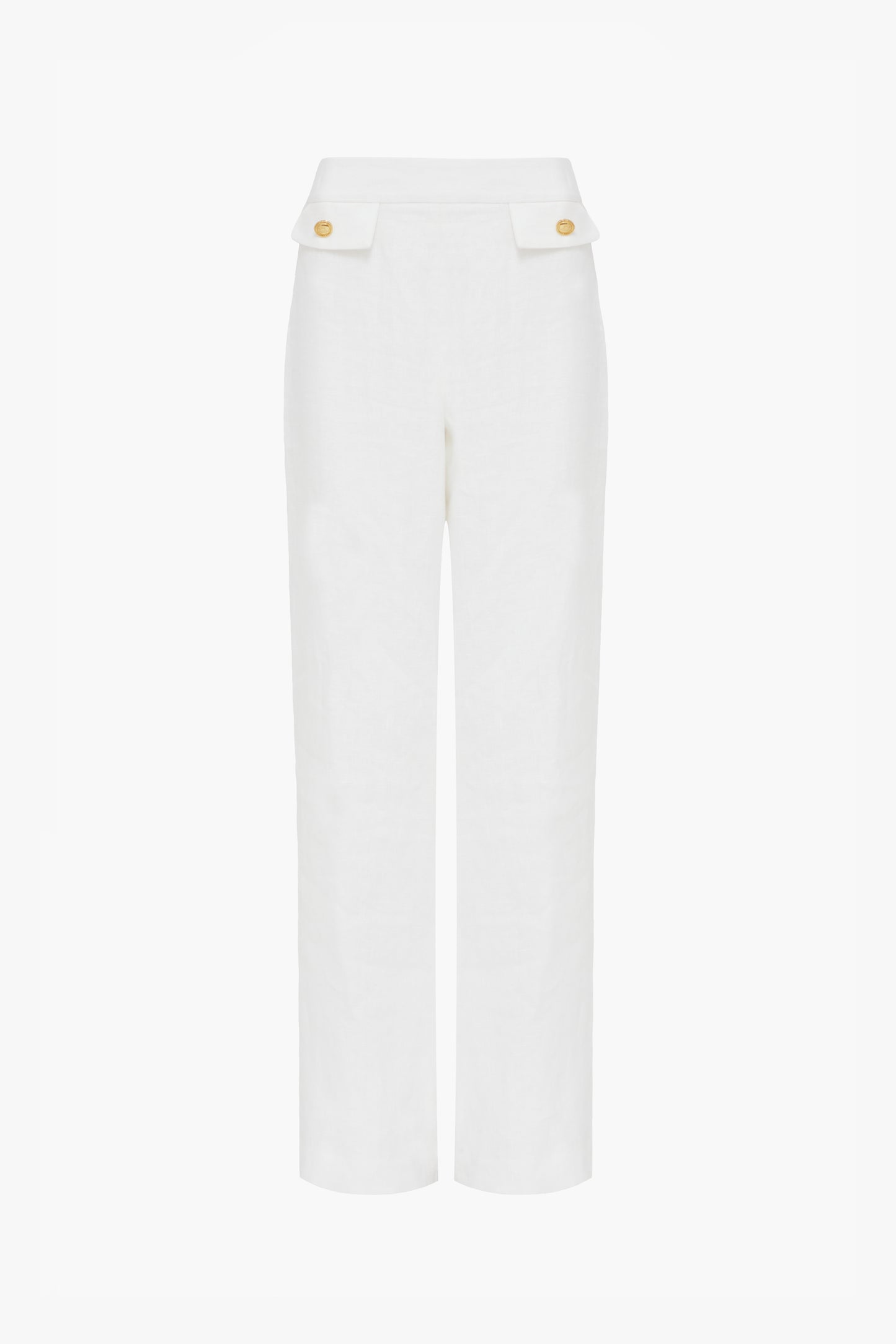 Linen pants "Blanc de la nuit"