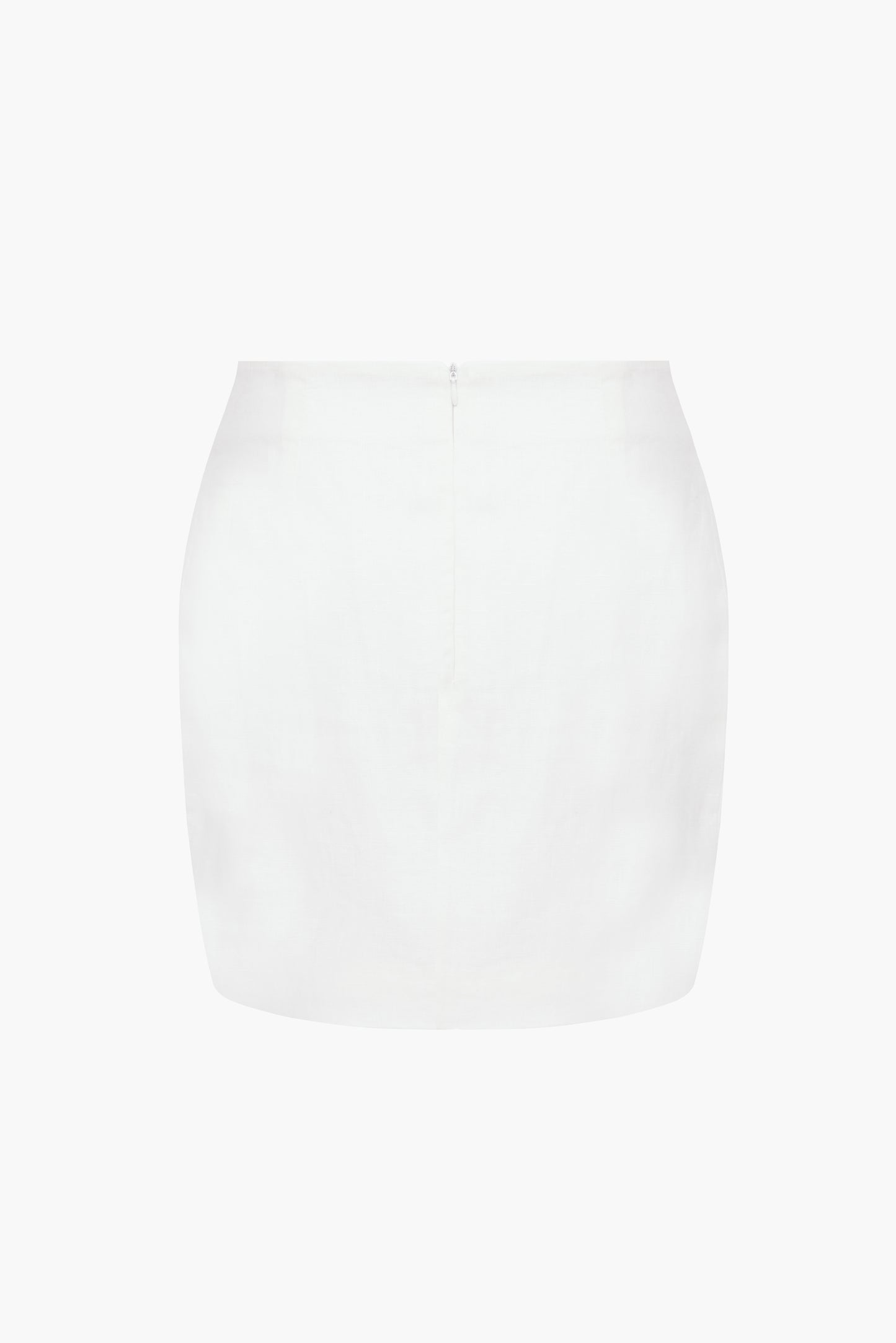 Linen skirt "Blanc de la nuit"